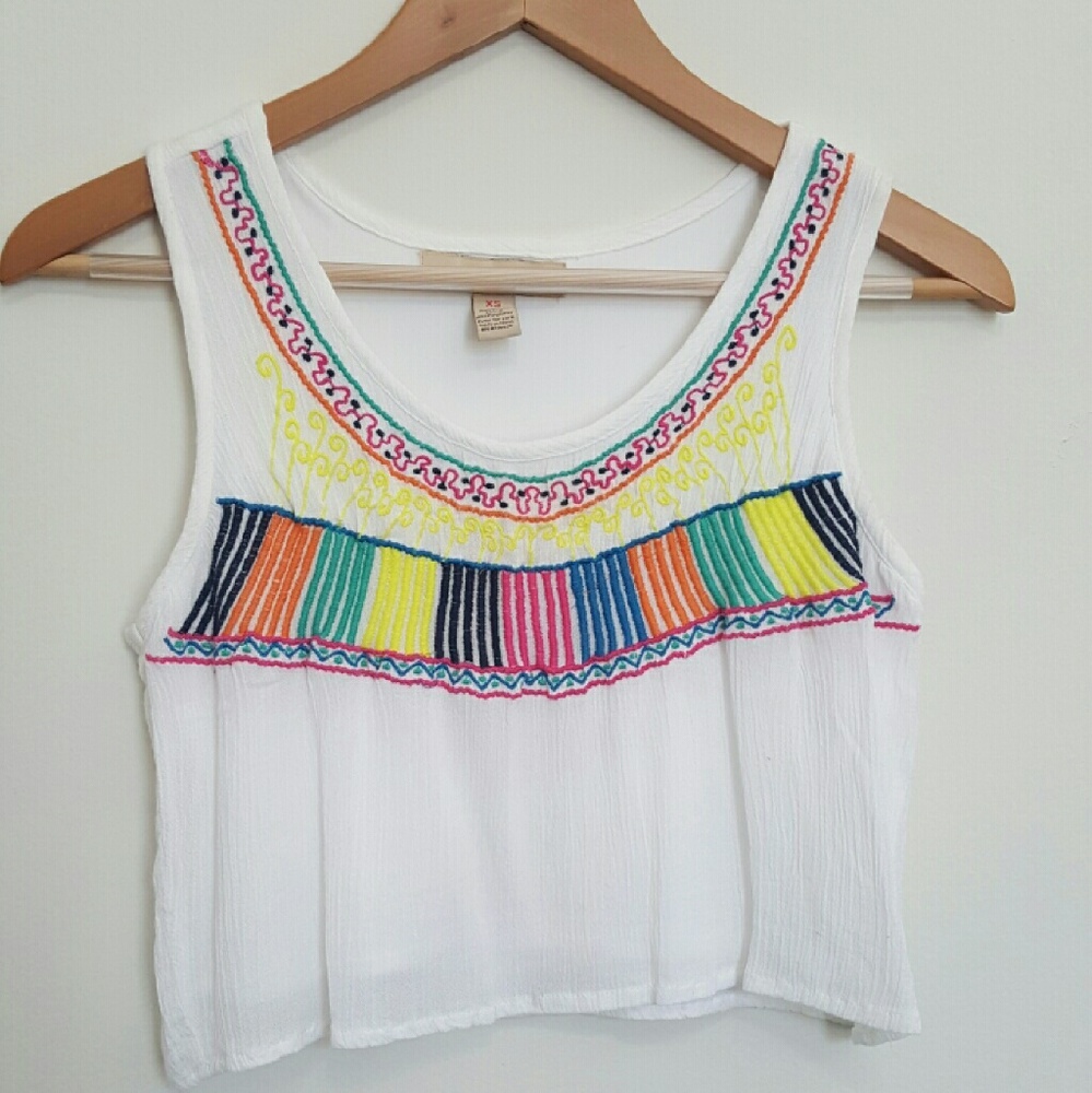 Colorful Crop Top